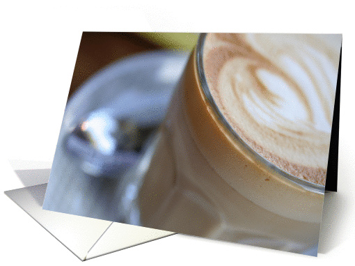 Cafe Latte card (41696)