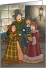 Christmas Carolers: We Wish You a Merry Christmas! card