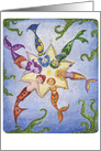 MerFolk Mermaids Rainbow Star Ring card