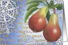 Winter Pears card