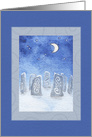 Standing Stones on Midwinter’s Night card