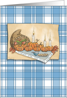 Happy Thanksgivukkah Pumpkin Menorah card