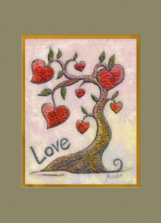 Love Heart Blossoms for Valentine's Day