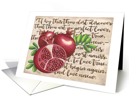 Pomegranate Love Anew card (1480908)