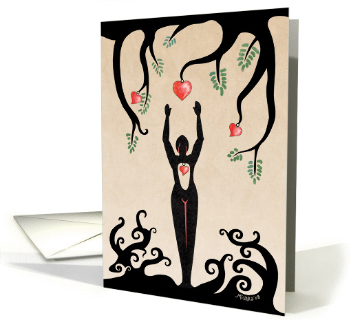 Filled Heart card (149044)