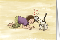 Kitty Love card