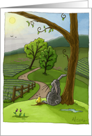 Spring Bunny card
