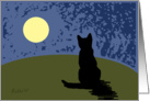 Halloween Cat card