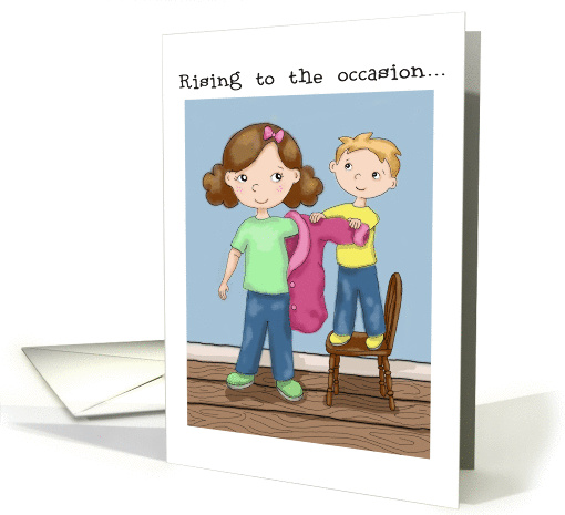 Rising to the occasion card (173478)