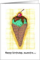 Ice Cream Treat card