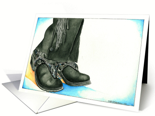 My riding boots card (44160)