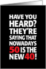 50th Birthday card