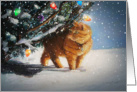 The Christmas Cat card