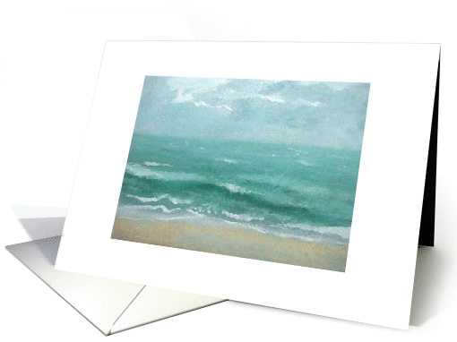 Stormy Sea card (48657)