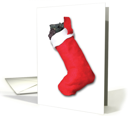 Christmas Stocking 1 card (95500)