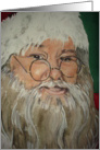 Merry Christmas Santa Watercolor card