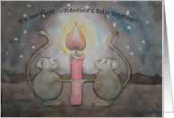 St. Valentine’s Day Love romance funny cute humor Mouse Mice Card