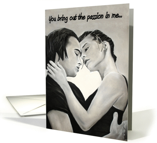 Sexy Passion I love You Valentine's Day card (131609)