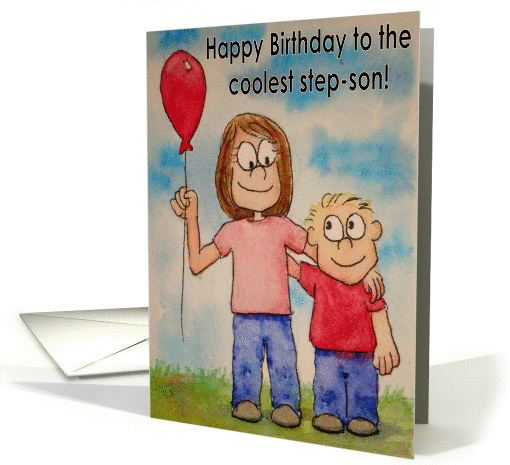 Happy Birthday Best Step-Son Ever card (131733)