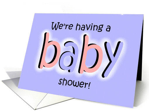 Baby Boy Baby Shower Invitation Invite Blue Boy Paper card (151237)