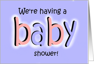 Baby Boy Baby Shower Invitation Invite Blue Boy Paper Card