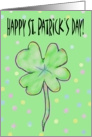 Happy St. Patrick’s Day Clover Irish Card