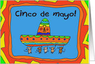 Cinco de mayo Celebration Paper Card