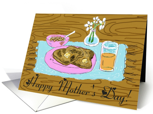 Happy Mother's Day Breakfast Gift Paper card (177649)