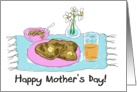 Happy Mother’s Day Breakfast Gift Paper Card