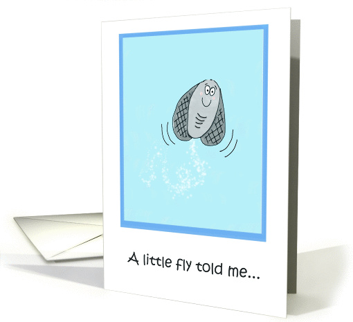 Congratulations Little Fly Celebrate Paper card (229655)