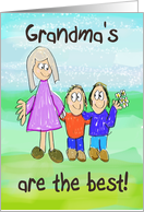 Happy Grandparents Day Grandma Paper Card