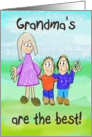 Happy Grandparents Day Grandma Paper Card