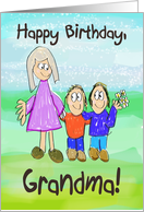 Happy Birthday Grandpa Paper Card