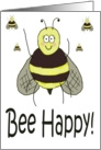 Bee Happy Paper Card