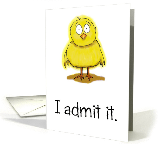 Aplogy Sorry Friendship Friend Funny Humor card (343236)