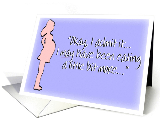Baby Pregnancy Announcement Paper card (347398)
