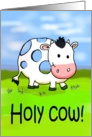 Holy Cow Funny Humor Congratulations Paper Card