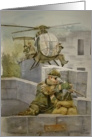 Support Our Troops Army Marine Navy Air Force Sniper Soldier Helicopter card