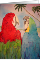 Parrot Talk card