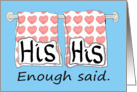 Gay Lesbian Valentine’s Day Humor Card