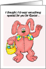 Hoppy Easter Adult Sexy Funny Humor Card