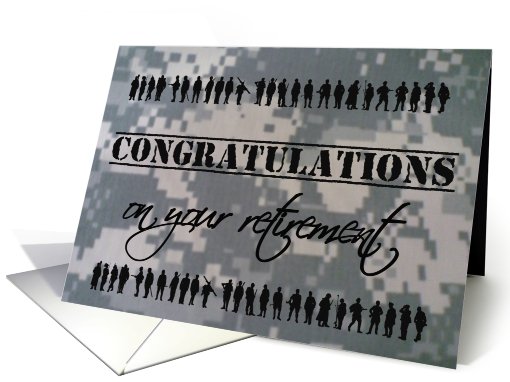 Congratulations Retirement Military Service Patriotic... (773920)