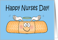 Happy Nurse Nurses Day Whimsical Cute Bandage From Group Us card