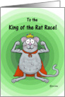 Happy Boss Boss’s Day Whimsical Rat Race King card