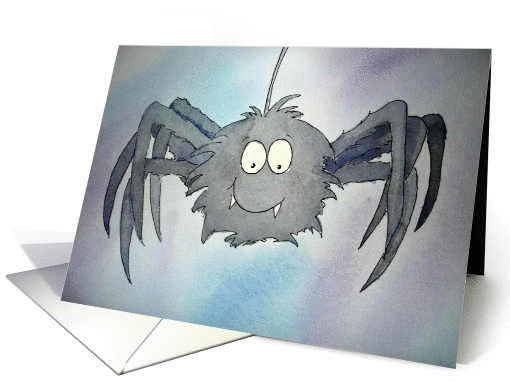 Cute Spider Wanna Hang Around Party Get Together Invitation Paper card