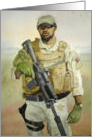 Support Our Troops Modern Day Soldier card