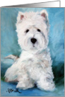 Westie West Highland Terrier Dog - Harry card