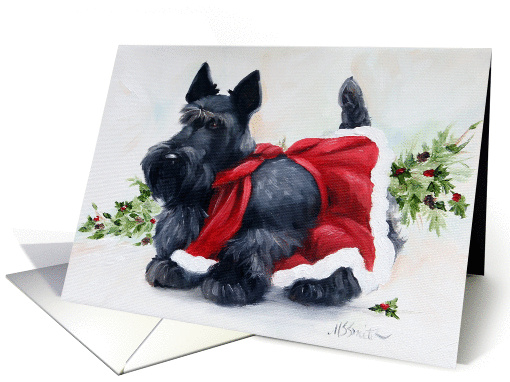 Scottish Terrier Christmas card (941898)