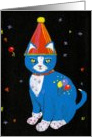 Happy Birthday Cat card