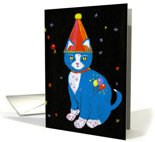 Happy Birthday Cat card (1131032)